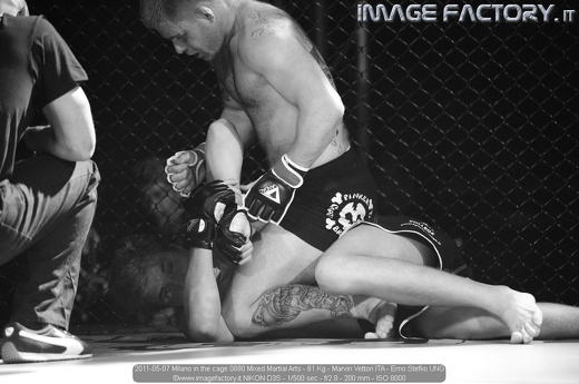 2011-05-07 Milano in the cage 0880 Mixed Martial Arts - 81 Kg - Marvin Vettori ITA - Erno Stefko UNG